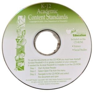 K-12 Academic Content Standards Science Social Studies CD-Rom